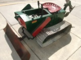 DOODLE BUG CRAWLER ( HOME MADE ) WITH GAS ENGINE - FRONT BLADE - REAR SINGLE BOTTOM PLOW