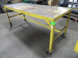 ALL STEEL ROLL AROUND TABLE