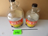 DR. SALSBURY'S HOG OIL BOTTLES (2)