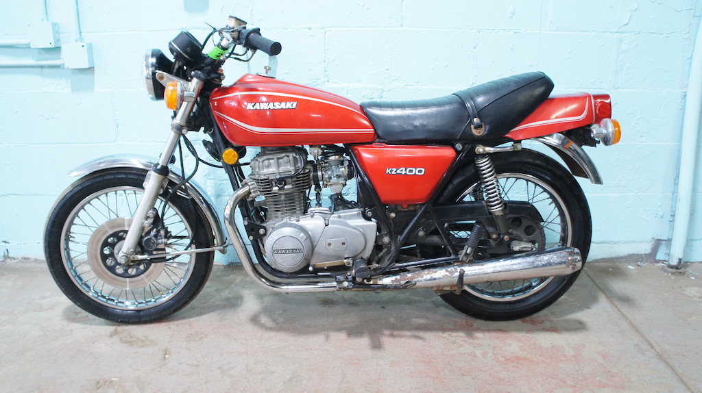 1978 Kawasaki KZ400 Motorcycle | Proxibid