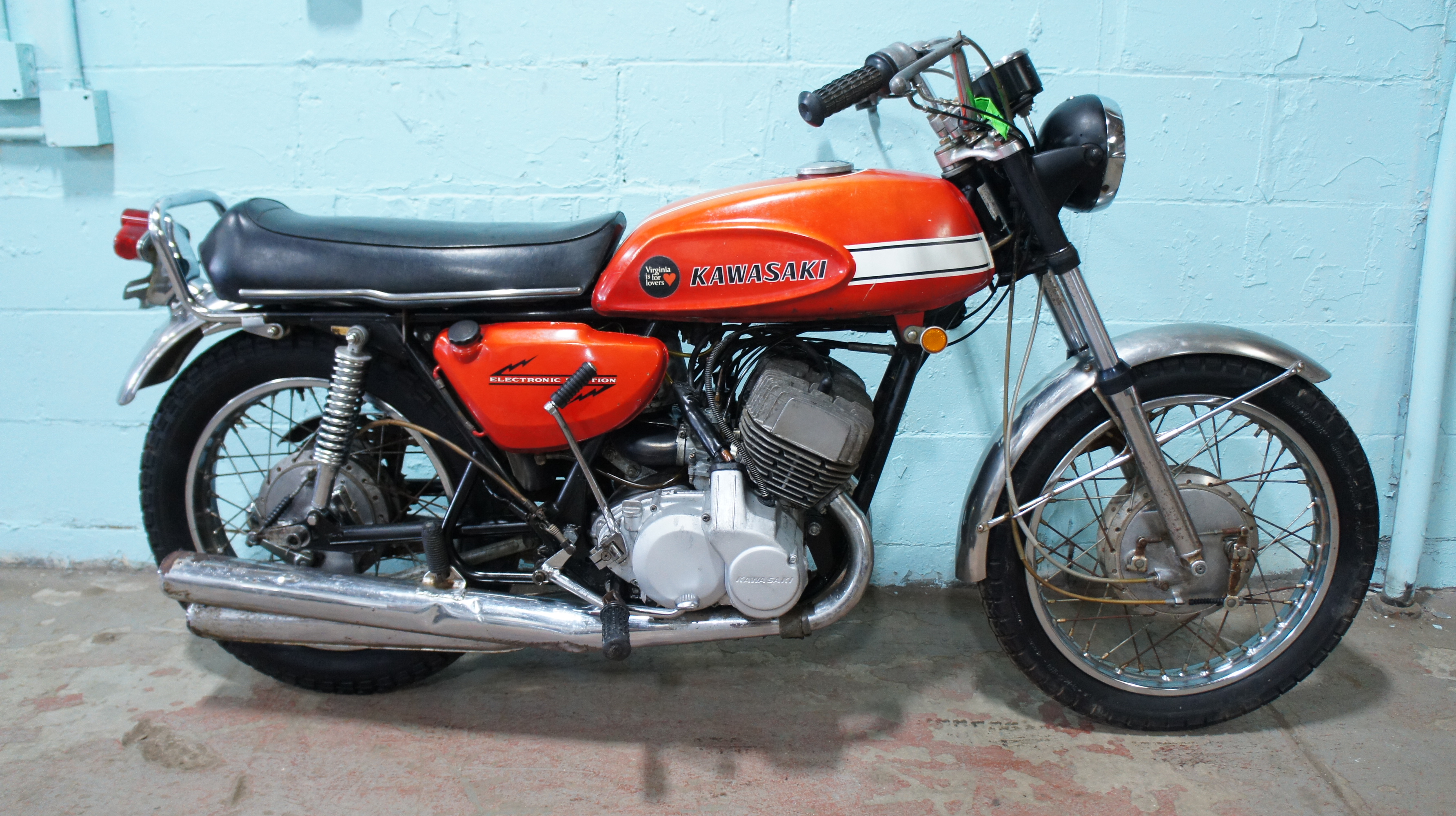 トリプルバイア 1970 Kawasaki H1 Triple Motorcycle | Proxibid