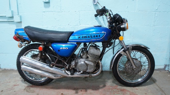 1975 Kawasaki S1 Triple Motorcycle