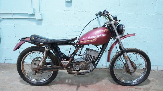 1975 HARLEY DAVIDSON AERMACCHI SX125 Motorcycle