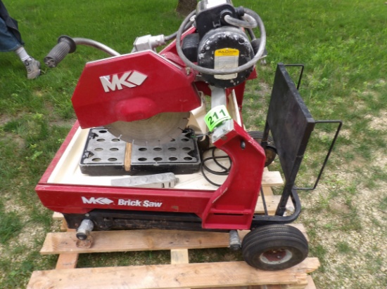 MK BRICK SAW W / ELECTRIC MOTOR