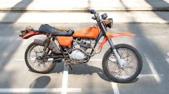 1977 Honda XL100 Motorcycle