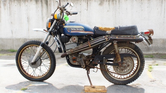 1974 Harley Davidson SX125 Motorcycle