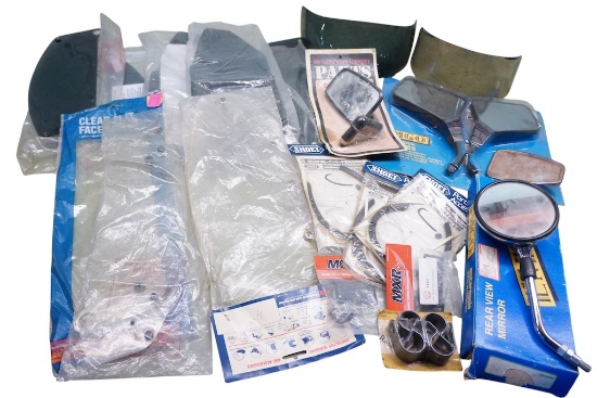 Emgo, Shoei etc… Miscellaneous Parts Lot