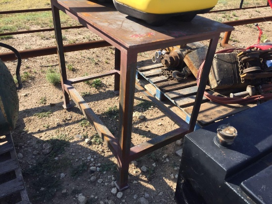 Welding table approx 2' x 3' all metal