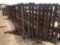 24' x 5 1/2' free standing cattle panels with 1 gate sold *x $ buyer must take all 8