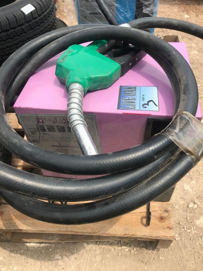 New 110 volt fuel pump with meter, hose & auto shut off nozzle