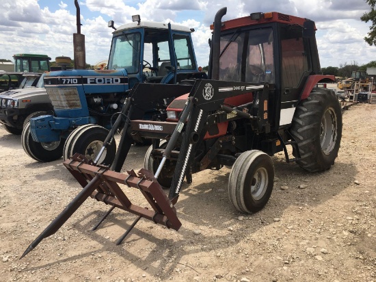 Case IH -- cab-air w/ Bush Hog 2446 loader- joystick -- 2 scv ser # 4210RXLJJE0915352 unable to read