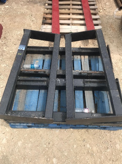 Skid steer attach plates sold by each take any #