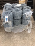 27 rolls new hi tensile 4 point barbed wire
