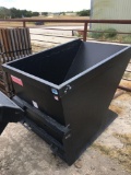 New 1 1/2 yard trash dumpster for skid steer