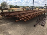 2 3/8 structural pipe sold by ft. must take at least 10 joints 150 joints total 4650'