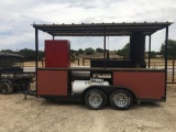 trailer mounted BBQ rig