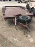 Equip trailer non titled Auction receipt