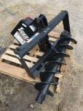 New Lowe skid steer post hole digger w/ 12