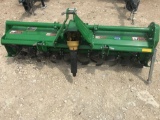 JD 3 pt. tiller -- 6' looks like new- pto shaft in office