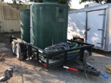 Chance 83 x 16' utility trailer w 2 x 7k axles and sewer tanks & hoses title--- $50.00 fee--- Must