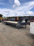 New East Texas 25 + 5 x 102' gooseneck trailer 2 x7K Dexter brake axles gray -Vin 2379 MSO--$50.00