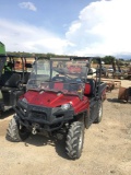 Polaris Ranger 800 -- 2010 year 594 hours windshield- winch- power steering vin 5558 Title -- $50.00