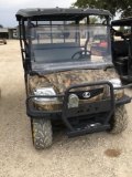 Kubota RTV 1140 CPX --- 560 hours diesel- hyd dump - runs and works as it should non titled