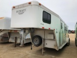 2007 Integrity 3 horse living quarters trailers VIN 9219 Title $50 fee