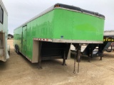 Cargo trailer 36x8 VIN 0582 Title $50 fee