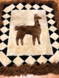 Alpaca /Llama throw or wall hanger