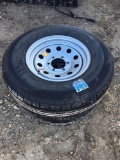New 235-80R 16 -- 10 ply trailer tires on 6 lug wheels sold by each buyer must take both
