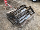 mounting brackets for skid steer sold by each take any #