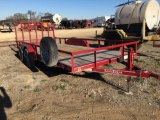 East Texas 83 x 18 ramp gate utility w/ 10 ply tires - torson axles title - $50.00 fee vin 5665