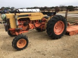 Case 570 tractor w 6' shredder