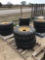 Skid Steer Tires on Wheels Caterpillar 14-17.5 Sell by choice x money!