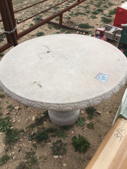 Concrete table