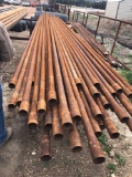 2 3/8 oil field pipe--- 31' avg. length-- 140 jts. total sold by the foot buyer must take at lease