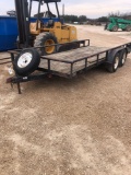 1995 Texas Bragg Trailer 82x16 utility Messed up MSO, we will provide MSO but will only be held