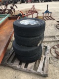 Tires sold as 1 lot 4-16