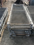 Chain Link Gates approx. 2 x 5 sold all 9 for 1 bid