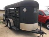 Bumper Pull Stock Trailer 5x14 BILL OF SALE ONLY!