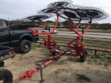 New Hay rake 8 wheel on caddy
