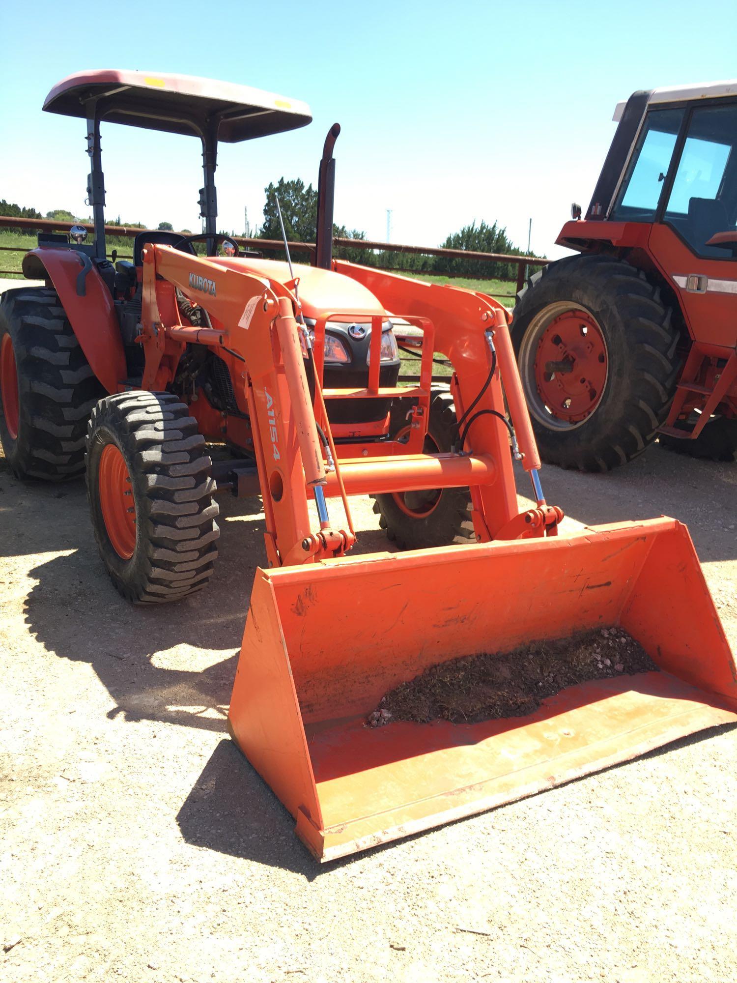 Kubota M6060 with Kubota loader 4 wheel drive Proxibid