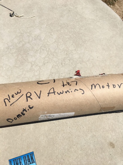 Unused RV awning motor