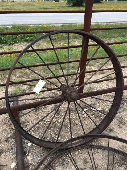 Wagon wheels Approximately 4'