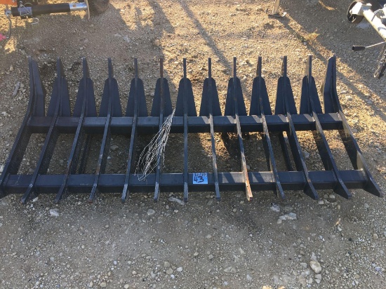 Brush Rake for Skid Steer 72"