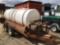 Tank Trailer with twin 500 gallon tanks used for water and liquid feed farm trailer non titled