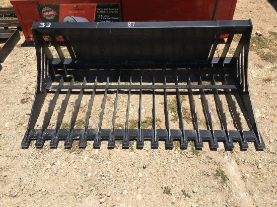 66" Rock Bucket for Skid Steer