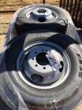 New ST 235x85R16 Tires and Wheels On 8 lug dual, 14 PLY all steel Sell eight times the money, must
