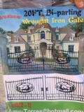 New 14 BiParting Wrought Iron Gates